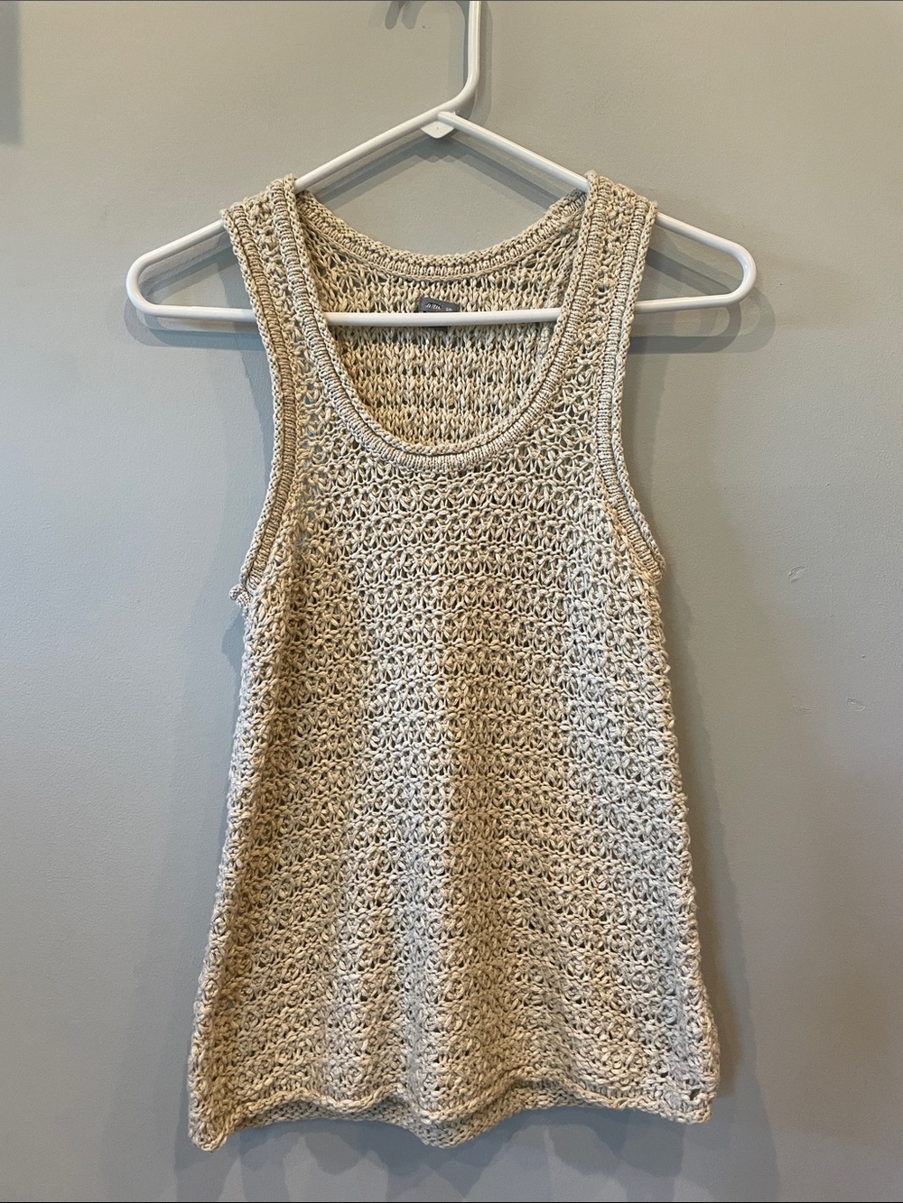 Women’s Cream sweater Tank Top
